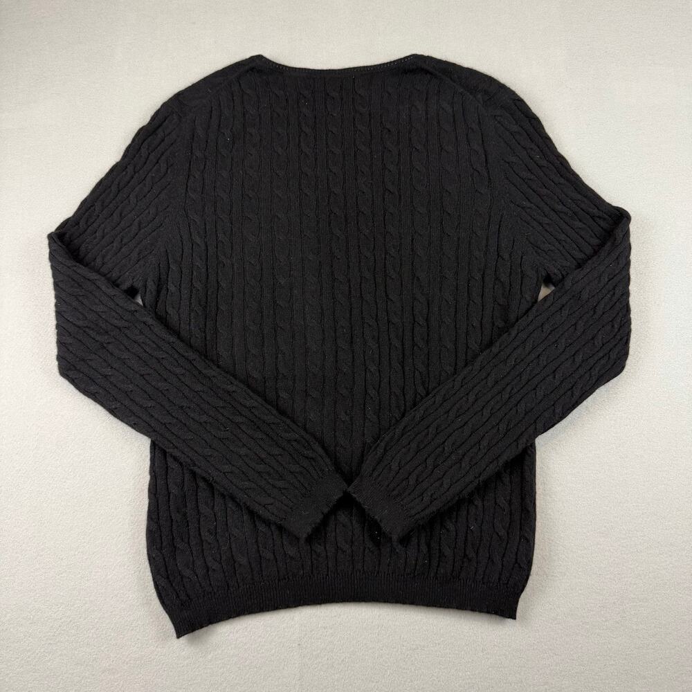 Colour Works black Cashmere Sweater Size Large - Picture 6 of 7